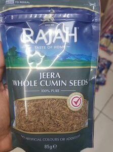 Rajah Jeera Whole Cumin Seeds 85g