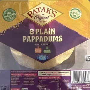 Patak'S Pappadums