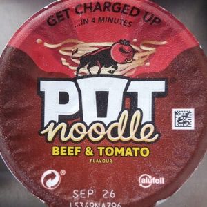 Pot Noodle Beef & Tomato