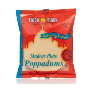 Tiger Madras Plain Poppadums