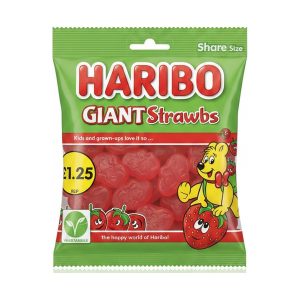 Haribo Giant Strabs 140gm