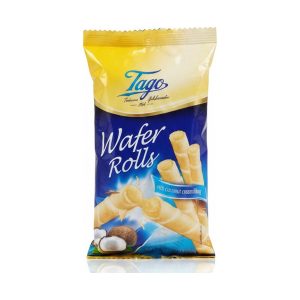 Tagos Wafer Rolls Coconut 150g