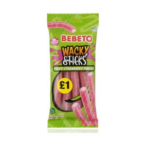 Bebeto Wacky Sticks Fizzy Strawberry Pencils