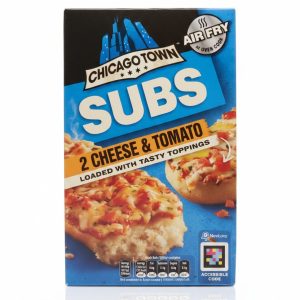 Chicago Town Subs Cheese & Tomato 2 X 125g.