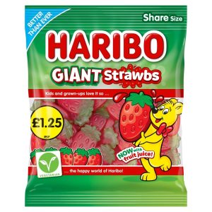 Haribo Giant Strabs 140gm