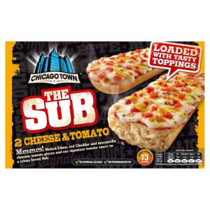 Chicago Town Subs Cheese & Tomato 2 X 125g.