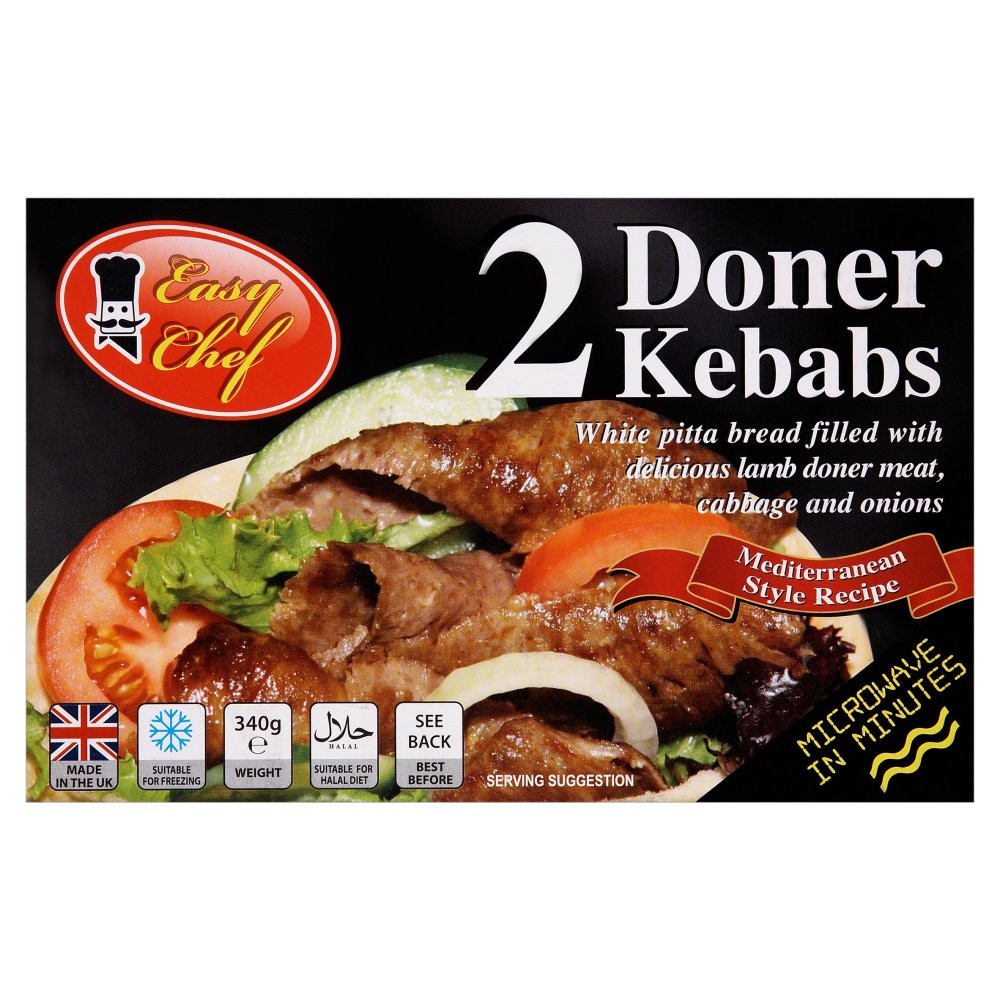 2 Doner Kebabs