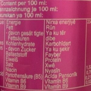 Bubble gum energy drink