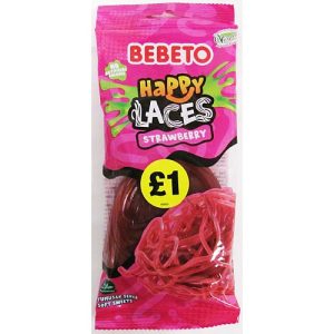 BEBETO 140G HAPPY LACES S/BERRY 140G X12 PM£1